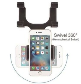 تصویر هولدر نگهدارنده گوشی موبایل مناسب نصب روی آینه Mobile phone holder suitable for mounting on a mirror