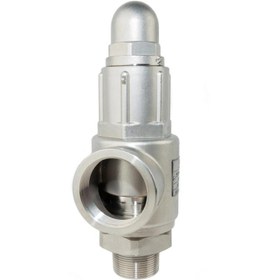 تصویر شیر اطمینان استنلس استیل دنده 304-pn16 دنده -LESER - ۱ safety valve stainless steel npt pn16 304