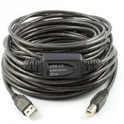 تصویر کابل USB پرینتری ( بافر دار ) دی نت 15متری 