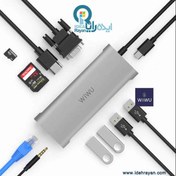 تصویر هاب 11 پورت USB-C ویوو مدل Alpha 11 in 1 