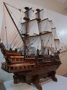 تصویر ماکت کشتی چوبی جنگی ا ship models Battleship ship models Battleship