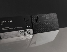 تصویر کارت ویزیت Iron پلکسی 