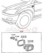 تصویر لامپ ( تویوتا , فرچونر , کمری , اریون , لکسوس , RX , کرولا ) 