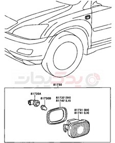 تصویر لامپ ( تویوتا , فرچونر , کمری , اریون , لکسوس , RX , کرولا ) 