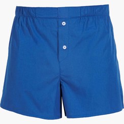 تصویر باکسر نخی یونیسِکس | آبی، قرمزآجری و سفید 