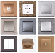 تصویر قاب کلید و پریز پارت الکتریک مدل آرا 