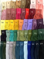 تصویر ساقدست حریر کرپ مچ ساده 