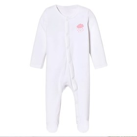 تصویر سرهمی نوزادی لوپیلو مدل جورابدار EK-S489188 - سفید 