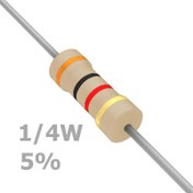 تصویر RESISTOR 1/4W 15R %5 – مقاومت ۱/۴ وات ۱۵ اهم ۵% کربنی 