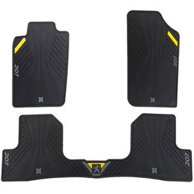 تصویر کفپوش ژله ای مناسب برای سیتروئن زانتیا Jelly 642 Car Vehicle Mat For Citroen Xantia