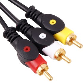 تصویر کابل 3 به 3 RCA پی نت طول 1.5 متر Pnet 3xRCA to 3xRCA Cable 1.5m