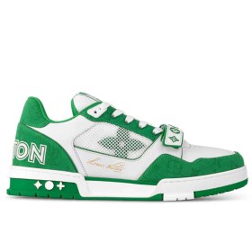 تصویر Trainer Green Monogram Denim | Alpide Store 