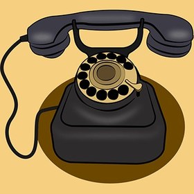تصویر وکتور تلفن قدیمی 4 