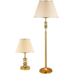 تصویر ست آباژور ایستاده و رومیزی لوتوس لایت مدل کارینا 