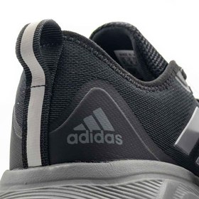 تصویر کتونی آدیداس کلاودفوم مشکی طوسی Adidas Cloudfoam 