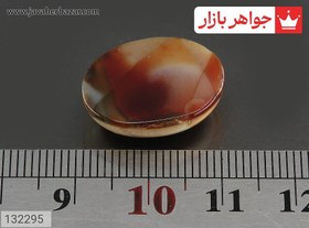 تصویر نگین عقیق باباقوری کد 132295 