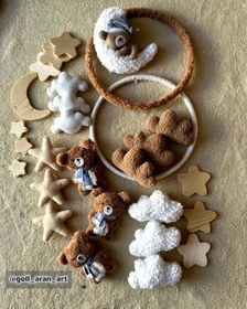 تصویر آویز تخت موزیکال خرسی 