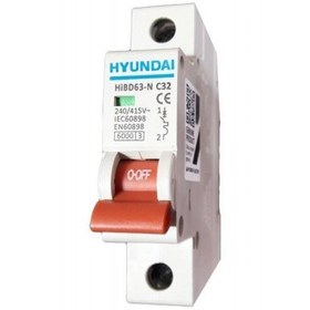 تصویر فیوز مینیاتوری تک پل 20 آمپر هیوندای ا HYUNDAI Miniature Circuit Breaker HGD CLASS B - 63AF-B (HGD63N/H) HYUNDAI Miniature Circuit Breaker HGD CLASS B - 63AF-B (HGD63N/H)