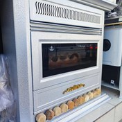 تصویر بخاری گازی شارق توس مدل هیوا ظرفیت ۲۸ هزار 