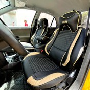 تصویر روکش صندلی شاهین طرح پلاس چرم 