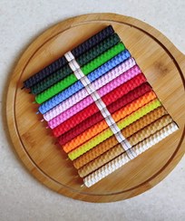 تصویر شمع قلمی موم عسلی (1.5×14) 