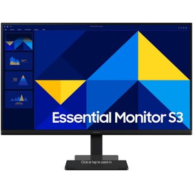 تصویر مانیتور 24 اینچ سامسونگ  LS24D300GAMXUE Samsung 24 Inch  S3 S30GD Monitor