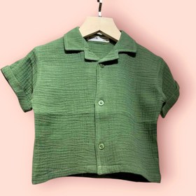 تصویر پیراهن نوزادی پارچه موسلین سایز L 