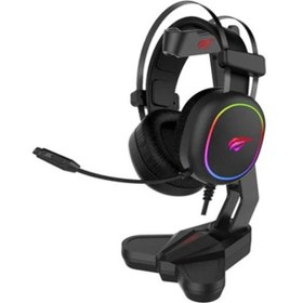 تصویر پایه نگهدارنده هدفون هویت مدل HV-HY505 Havit HV-HY505 GAMING Headphone holder