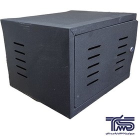 تصویر رک 6 یونیت درب فلزی عمق 38 سانتی متر Rack U6-38cm