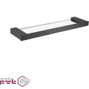 تصویر شلف حمام شیشه ای پیچی طرح G فانتونی fantoni کد S066 