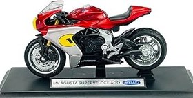 تصویر ماکت موتور MV AGUSTA SUPERVELOCE فلزی 1/18 ماکت موتور ولی مدل MV AGUSTA SUPERVELOCE AGO