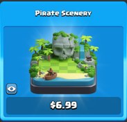 تصویر خرید منظره دزد دریایی Pirate Scenery کلش اف کلنز 