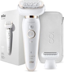 تصویر اپیلاتور سری 9 فلکس براون (پک ویژه به مناسبت 100 سالگی براون) Braun Silk-épil 9 Flex Wet &amp; Dry epilator