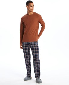 تصویر ست پیژامه فاق نرمال آستین بلند Armürlü مردانه | ال سی وایکیکی LC Waikiki W49187Z8 