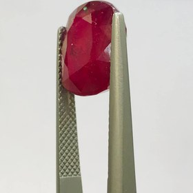 تصویر نگین یاقوت سرخ سایز 14*10 