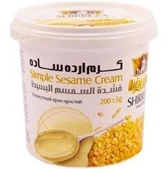 تصویر کرم ارده 200 گرم ساده شیر رضا 