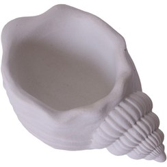 تصویر ظرف دکوری مدل بتنی طرح صدف حلزونی 