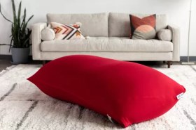 تصویر مبل شنی کشی قرمز 