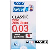 تصویر کاندوم کلاسیک فوق نازک 0.03 ناچ کدکس Kodex Ultra thin classic 0.03 Condom