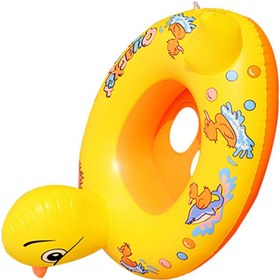 تصویر شناور بادی شورتی کودک مدل Duck Swim Ring 