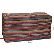 تصویر باکس رختخواب مدل بقچه سایز ۷ تمام گل 