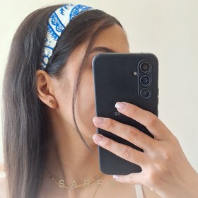 تصویر هدبند ترمه آبی 