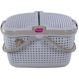 تصویر سبد پیک نیک دو درب بزرگ 