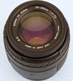 تصویر لنز سیگما آنالوگ SIGMA 70-210 MICRO UC2 F4-5.6 دست دوم 