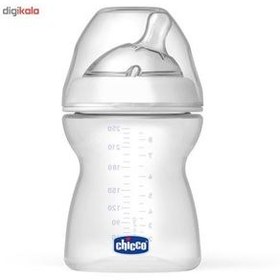 تصویر شیشه شیر مدل Natural Feeling ظرفیت 250 میلی لیتر بی رنگ چيکو Chico Natural Feeling Bottle Capacity 250ml