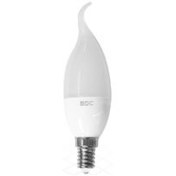 تصویر لامپ ال ای دی شمعی اشکی 5 وات مات EDC 5 watt EDC matte teardrop LED lamp