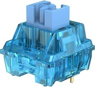 تصویر سوئیچ لمسی MAGIC-REFINER CS (LUBED)، ست سوئیچ لمسی SMD 3 پین 50gf با پایه ضد گرد و غبار، سوئیچ MX 80M بادوام سازگار با صفحه کلید مکانیکی Hotswap (45 PCS، آبی) 