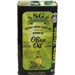 تصویر روغن زیتون اس جی ۴ لیتری قوطی فلزی 