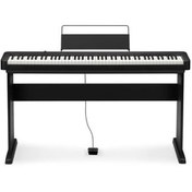 تصویر پیانو CDP S160BKC2 دیجیتال قابل حمل سیاه Casio 