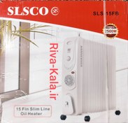 تصویر شوفاژ برقی سلسکو مدل SLS-15FB ۱۵ پره فن دار 